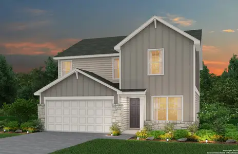 New construction Single-Family house 4161 Bermuda Ln, Seguin, TX 78155 plan Sandalwood - image