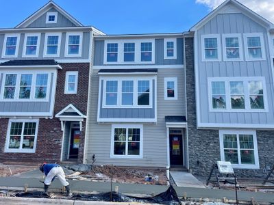 New construction Townhouse house 3022 Freewinds Way, Cary, NC 27519 Brockwell- photo 0