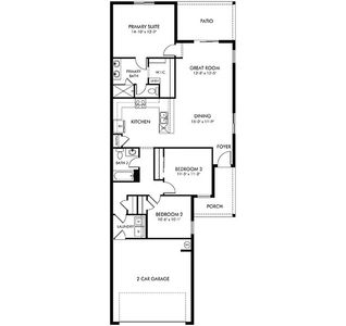 New construction Duplex house 161 Parkhaven Dr, Ormond Beach, FL 32174 plan Sawyer - image
