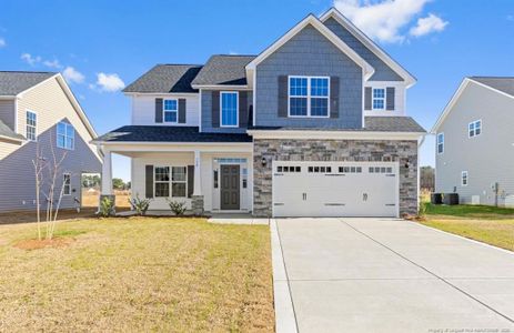 New construction Single-Family house 159 Meadow Sage St, Raeford, NC 28376 - image