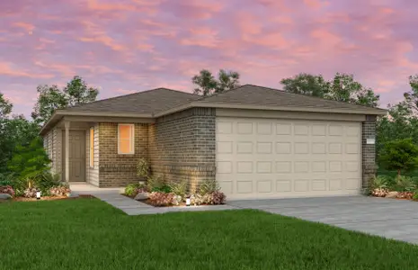 New construction Single-Family house 174 Green Berets Bnd, Jarrell, TX 76537 plan Adams - image