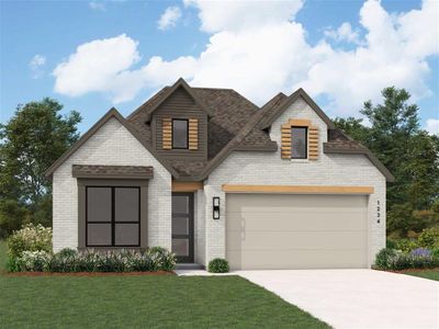 New construction Single-Family house 13060 Wandering Ridge Ln, Conroe, TX 77302 McLaren Plan- photo 0