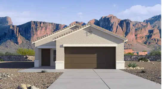 New construction Single-Family house 9117 S Palo Verde Dr, Apache Junction, AZ 85120 plan Amber - image