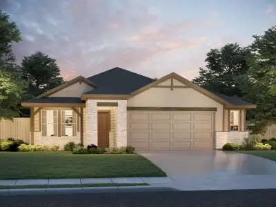 New construction Single-Family house 280 Honey Onyx Dr, Kyle, TX 78640 plan The Braman (810) - image