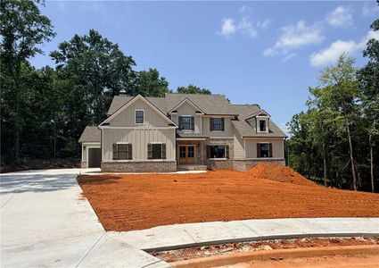 New construction Single-Family house 70 Amelia Ct, Covington, GA 30014 plan (GA) Woodmont A 3 Side Entry - image