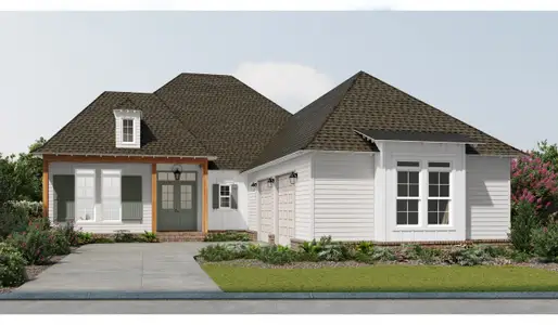New construction Single-Family house 113 E Perseverane Pt, Freeport, FL 32439 plan Marley II G - image