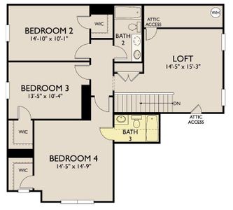 Hyde Floor Plans second floor