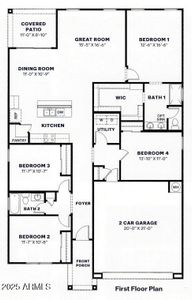 New construction Single-Family house 26080 W Nancy Ln, Buckeye, AZ 85326 plan Cali - image