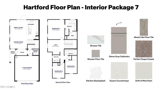 New construction Townhouse house 21013 N 58Th Pl, Phoenix, AZ 85054 plan Hartford - image