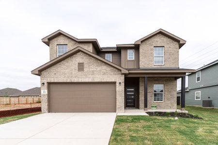 New construction Single-Family house 312 Jilll'S Path, Seguin, TX 78155 plan Blanco - image