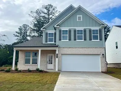 New construction Single-Family house 1670 Jordan Brook Dr, Lawrenceville, GA 30043 plan Hollins - image