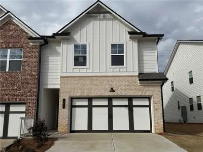 New construction Townhouse house 177 Depot Landing Rd, Auburn, GA 30011 plan Durham - image