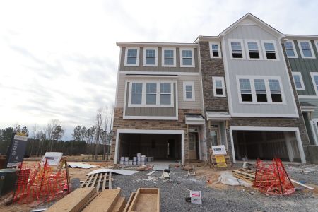 New construction Townhouse house 2715 Hunter Woods Dr, Apex, NC 27502 Kensington - Front Entry Townhomes- photo 0