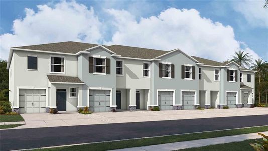 New construction Townhouse house 3522 White Dandelion Court, Plant City, FL 33565 - photo 0