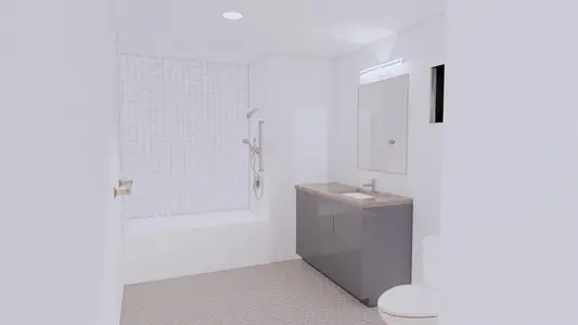 Bathroom Option 1 (rendering)