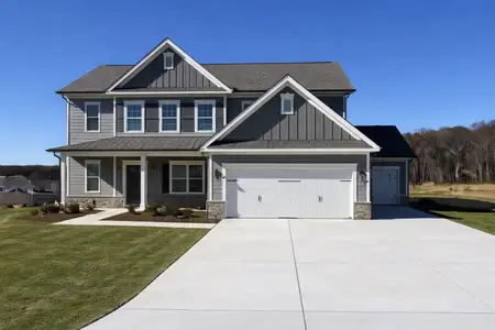 New construction Single-Family house 89 Boggs Rd, Williamston, SC 29697 plan (SC) Hayden A 3 Front Entry - image