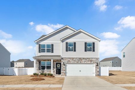 New construction Single-Family house 372 Blue Aspen Dr, Fuquay Varina, NC 27526 plan BELHAVEN - image