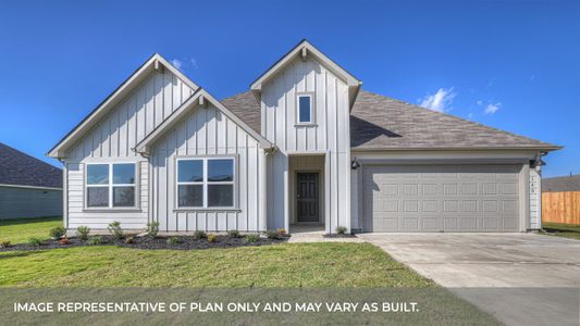 New construction Single-Family house 163 Davis Mountain Cove, Lockhart, TX 78644 The Coleman- photo 0