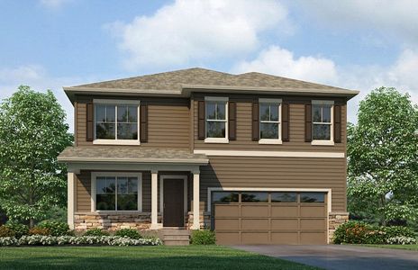 New construction Single-Family house 14684 Beebalm Ave, Parker, CO 80134 plan BRIDGEPORT - image