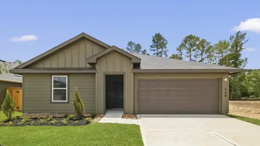 New construction Single-Family house 240 Golden Eagle Blvd, New Waverly, TX 77358 plan Bailey - image