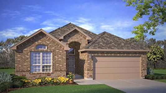 New construction Single-Family house 16016 Bronte Lane, Fort Worth, TX 76247 Portales - photo 0