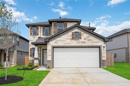 New construction Single-Family house 3021 Buckthorn Dr, Brookshire, TX 77423 plan Rockport - image