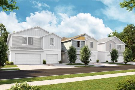 New construction Townhouse house 4313 Hillock Blvd, Haines City, FL 33844 Cartagena- photo 0