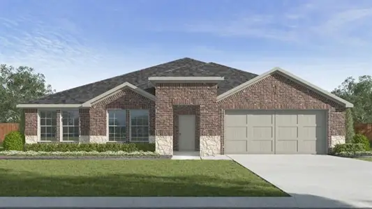 New construction Single-Family house 9525 Dugout Dr, Aubrey, TX 76227 plan Ithaca - image