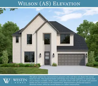 New construction Single-Family house 1300 Summer Moon Dr, Georgetown, TX 78628 plan The Wilson - image