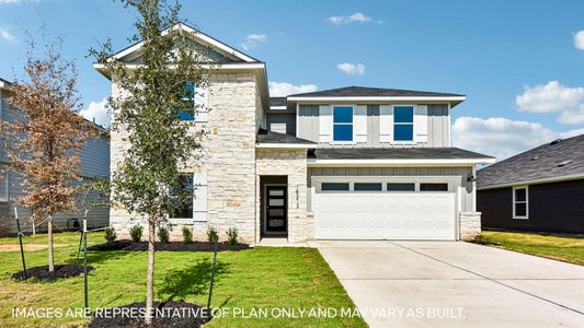 New construction Single-Family house 18505 Blazing Ranch Ln, Manor, TX 78653 plan The Ozark - image