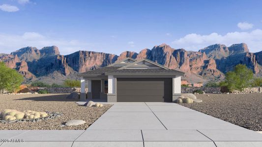 New construction Single-Family house 34857 W Lucca Dr, Maricopa, AZ 85138 plan Amber - image