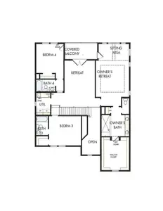 New construction Single-Family house 305 Beebalm St, Woodstock, GA 30188 plan The Emilia - image