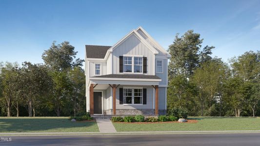 New construction Single-Family house 2936 Ocean Sunrise Dr, Wake Forest, NC 27587 Waterbury- photo 0
