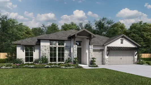 New construction Single-Family house 28403 Zarilli Ln, San Antonio, TX 78260 plan 3300W - image