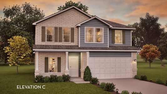 New construction Single-Family house 5215 Marliese, Von Ormy, TX 78073 plan Rio Grande - image