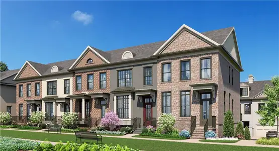 New construction Townhouse house 3165 Paley Dr, Alpharetta, GA 30009 plan The Chamberlain - image