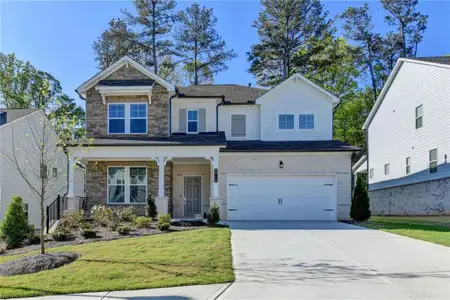 New construction Single-Family house 3219 Shirecrest Ln, Dacula, GA 30019 plan Sumner - image