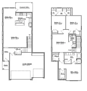 New construction Single-Family house 3327 Falling Brook Dr, Baytown, TX 77521 plan Floor Plan 2108 - image