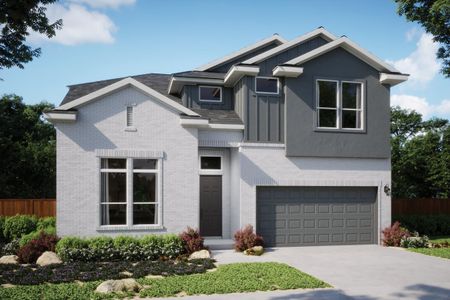New construction Single-Family house 2333 Banda Bnd, Round Rock, TX 78681 plan Santa Cruz - image