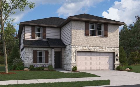 New construction Single-Family house 2580 Gideon Ln, New Braunfels, TX 78130 plan Hamilton - image