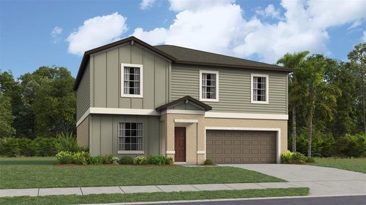 New construction Single-Family house 22327 Pleasant Morning Drive, Land O' Lakes, FL 34637 Providence- photo 0