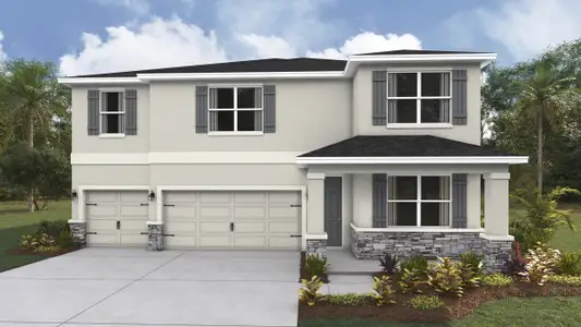 New construction Single-Family house 10437 Woodland Garden Wy, Parrish, FL 34219 plan Torino - image