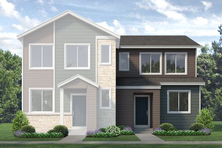 New construction Duplex house 1436 Coral Pl, Longmont, CO 80504 plan Denali - image
