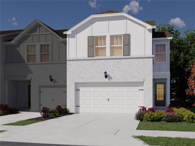 New construction Townhouse house 3366 Brooks Lake Dr, Loganville, GA 30052 - image