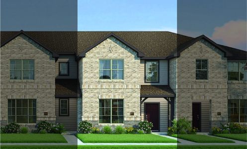 New construction Townhouse house 2742 Mariposa Creek Drive, Rosharon, TX 77583 Travis 5B4 A- photo 0