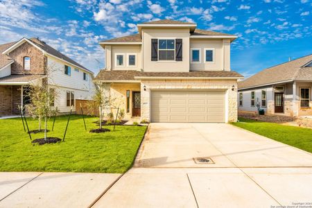 New construction Single-Family house 4937 Park Cape, Schertz, TX 78124 The Trenton- photo 1 1