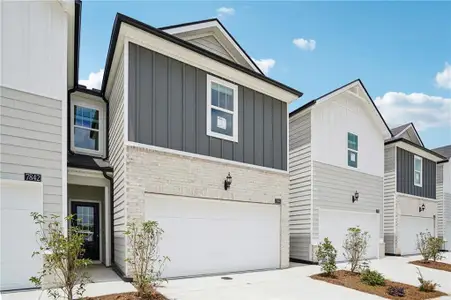 New construction Townhouse house 7840 Marie Wy, Fairburn, GA 30213 plan Jewel - image
