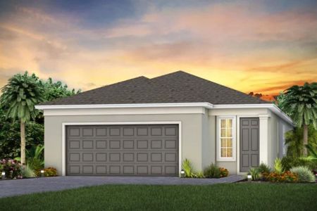 New construction Single-Family house 2322 Lily Bloom Rd, St. Cloud, FL 34771 Hallmark- photo 0