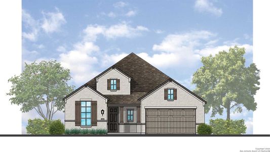 New construction Single-Family house 305 Rainwater Crk, Boerne, TX 78006 Oxford Plan- photo 0 0