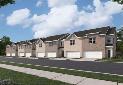 New construction Townhouse house 1221 Fagiolo St, Mcdonough, GA 30253 plan Echo - image